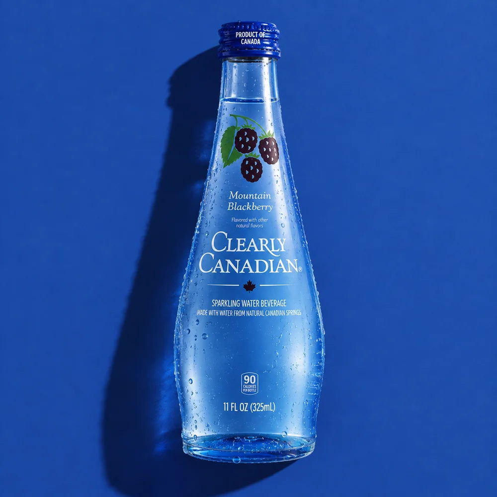 Mountain Blackberry bottle styled flat