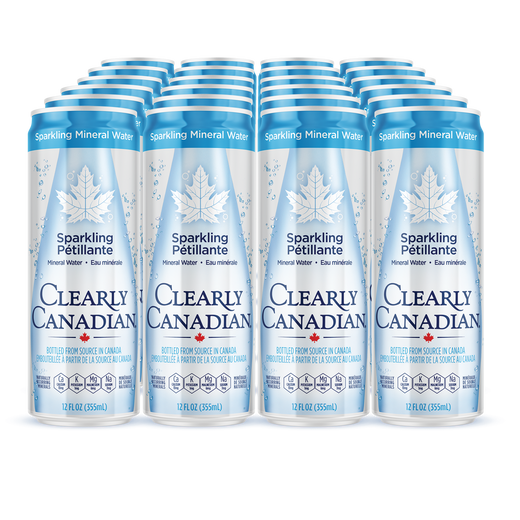 Clearly Canadian Sparkling Mineral Water Cans