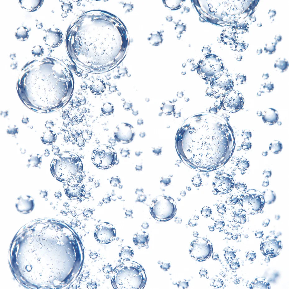 Bubbles in sparkling water