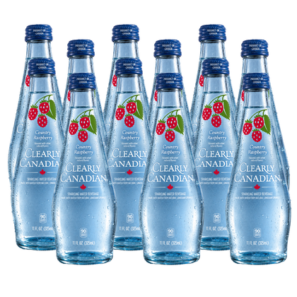 Originals Country Raspberry Glass Bottles