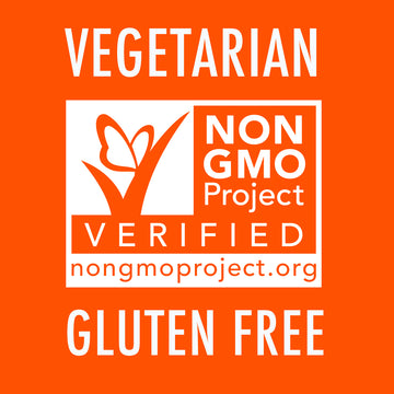 Vegetarian, Non-GMO Project Verified, gluten free