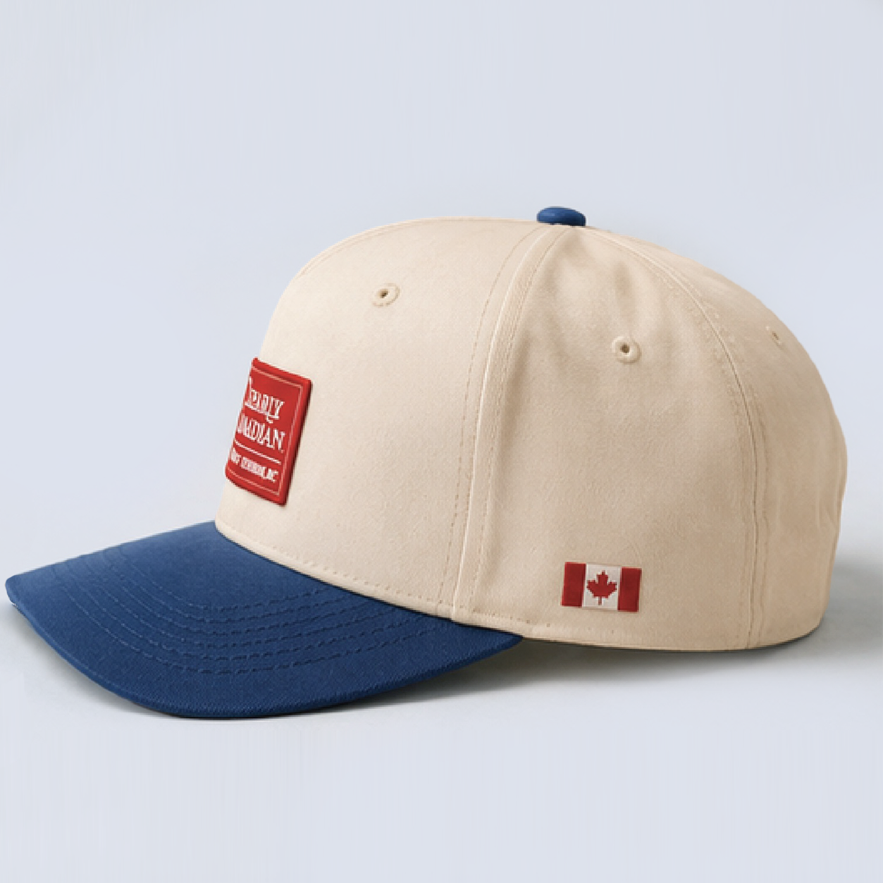 Clearly Canadian cap, side view