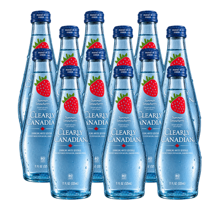 Originals Summer Strawberry Glass Bottles