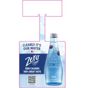 Shelf Dangler Zero Sugar Bottles (25 per bundle)