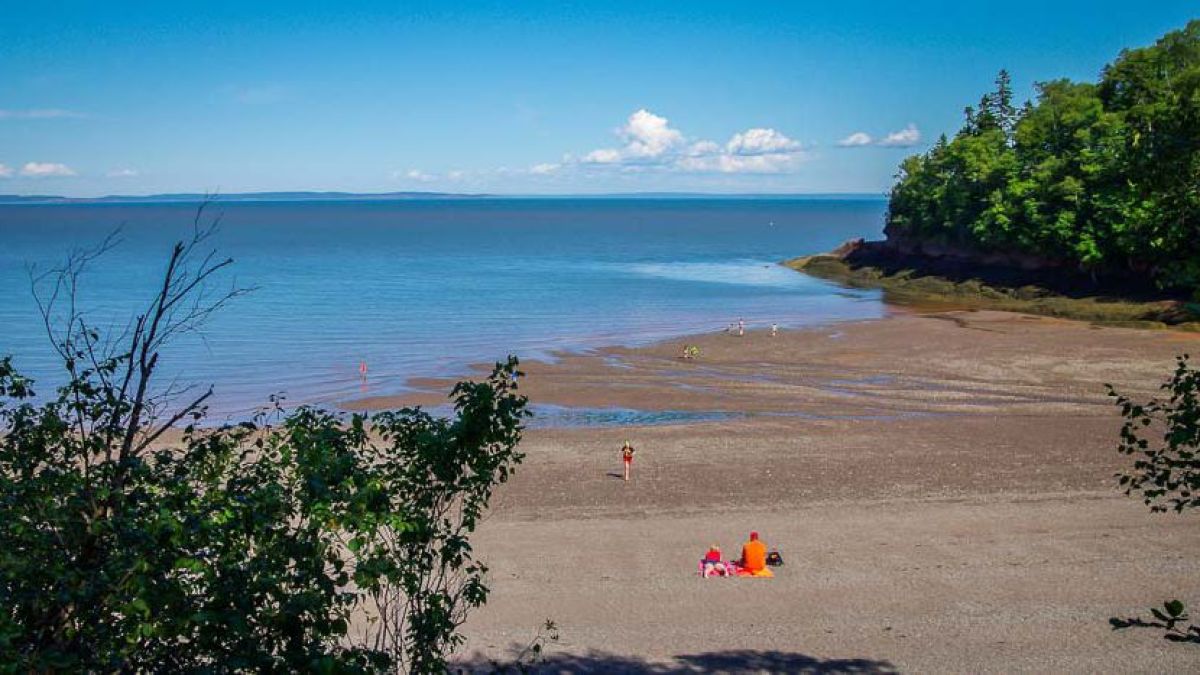 Beach at Herring Cove in Fundy National Park