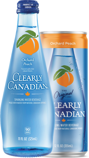 Clearly Canadian Orchard Peach - Three 325ml Bottles
